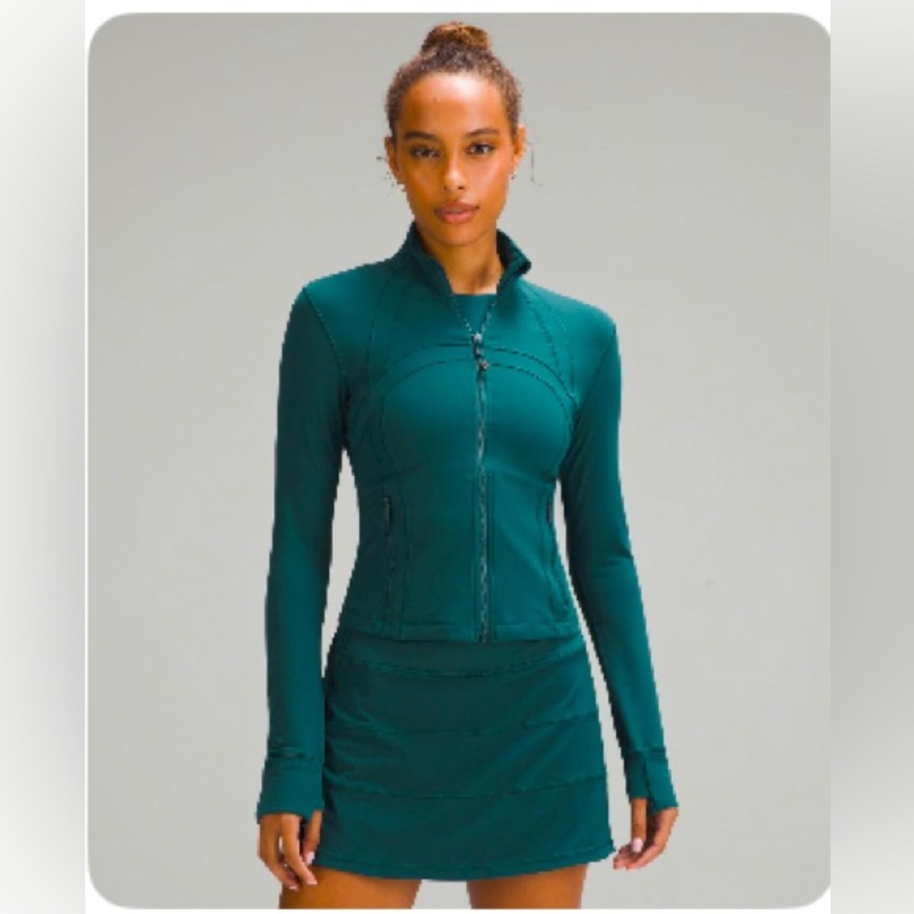 Women’s Teal Zip-Front Active Jacket